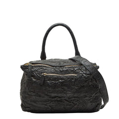 ジバンシー パンドラ ハンドバッグ ショルダーバッグ 2WAY ブラック レザー レディース Givenchy 中古