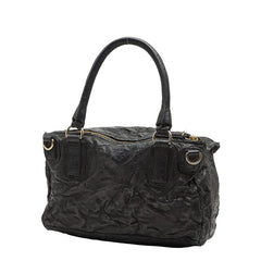 ジバンシー パンドラ ハンドバッグ ショルダーバッグ 2WAY ブラック レザー レディース Givenchy 中古