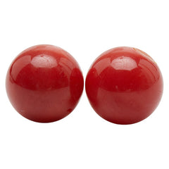 K18YG イエローゴールド 赤サンゴ11.6～11.8mm ピアス レディース 【中古】