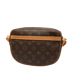 ルイ ヴィトン モノグラム ジュヌフィーユPM 斜め掛け ショルダーバッグ M51227 ブラウン PVC レザー レディース LOUIS VUITTON 【中古】