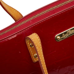 ルイ ヴィトン モノグラム ヴェルニ ベルヴューGM ハンドバッグ トートバッグ M93587 ポムダムール レッド パテントレザー レディース LOUIS VUITTON 【中古】