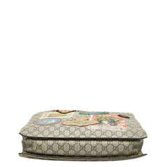 グッチ GGスプリーム クーリエ トートバッグ ショルダーバッグ 2WAY 474084 ベージュ マルチカラー PVC レザー レディース GUCCI 【中古】