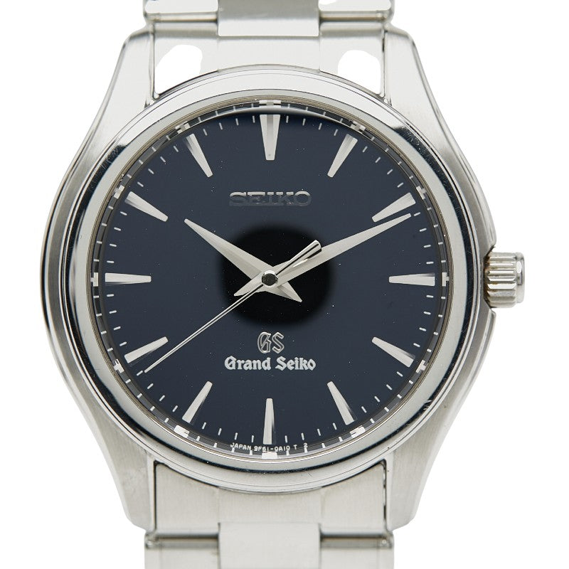 セイコー グランドセイコー 腕時計 SBGX011/9F61-0A10 日本製クオーツ ブラック文字盤 ステンレススチール メンズ SEIKO 【中古】