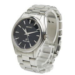 セイコー グランドセイコー 腕時計 SBGX011/9F61-0A10 日本製クオーツ ブラック文字盤 ステンレススチール メンズ SEIKO 【中古】