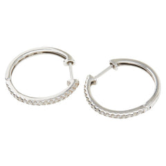 K14WG ホワイトゴールド ダイヤ0.30ct ピアス レディース 【中古】