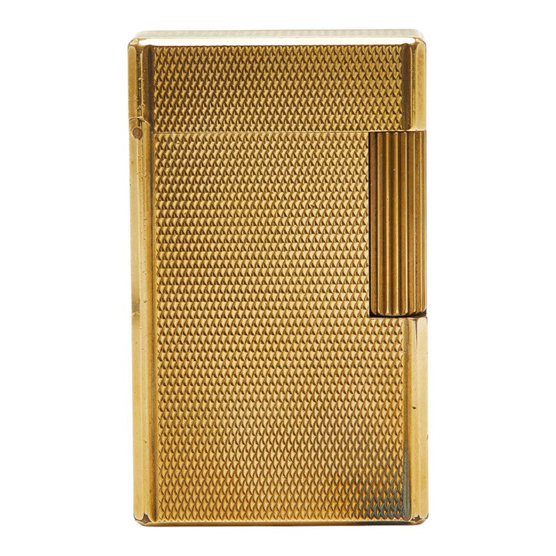 デュポン ライン1 着火確認済 ガスライター ゴールド メッキ メンズ Dupont 【中古】