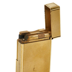 デュポン ライン1 着火確認済 ガスライター ゴールド メッキ メンズ Dupont 【中古】