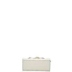 マイケルコース HAMILTON サッチェル ミニ ショルダーバッグ ハンドバッグ 2WAY ホワイト ゴールド レザー レディース Michael Kors 【中古】