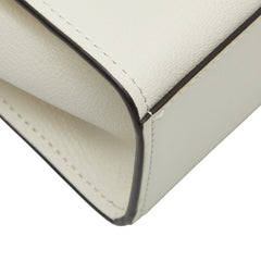 マイケルコース HAMILTON サッチェル ミニ ショルダーバッグ ハンドバッグ 2WAY ホワイト ゴールド レザー レディース Michael Kors 【中古】