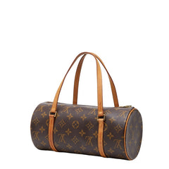ルイ ヴィトン モノグラム パピヨン26 ハンドバッグ M51386 ブラウン PVC レザー レディース LOUIS VUITTON 【中古】