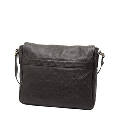 グッチ グッチシマ 斜め掛け ショルダーバッグ 223665 ブラウン レザー メンズ GUCCI 【中古】