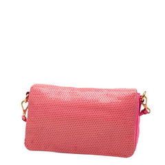 ミュウミュウ 斜め掛け ショルダーバッグ ピンク レザー スパンコール レディース MIUMIU 【中古】