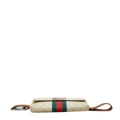 グッチ GGスプリーム シェリーライン ボディバッグ ウエストバッグ 189815 ホワイト マルチカラー PVC キャンバス レディース GUCCI 【中古】