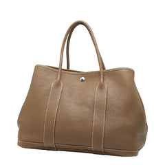 エルメス ガーデンパーティ36 トートバッグ ハンドバッグ エトゥープ ベージュ ネゴンダ レディース HERMES 【中古】