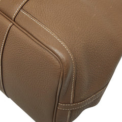 エルメス ガーデンパーティ36 トートバッグ ハンドバッグ エトゥープ ベージュ ネゴンダ レディース HERMES 中古