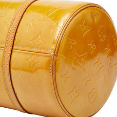ルイ ヴィトン モノグラム ヴェルニ ベッドフォード ハンドバッグ M91006 ベージュ パテントレザー レディース LOUIS VUITTON 【中古】