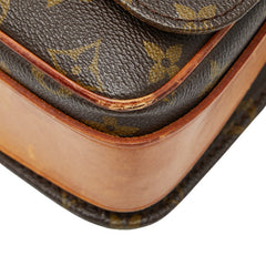 ルイ ヴィトン モノグラム カルトシエールMM 斜め掛け ショルダーバッグ M51253 ブラウン PVC レザー レディース LOUIS VUITTON 【中古】