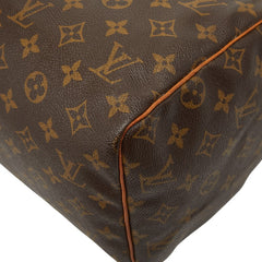 ルイ ヴィトン モノグラム スピーディ30 ハンドバッグ ミニボストンバッグ M41526 ブラウン PVC レザー レディース LOUIS VUITTON 【中古】