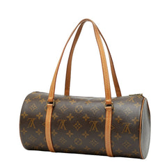 ルイ ヴィトン モノグラム パピヨン30 ハンドバッグ M51385 ブラウン PVC レザー レディース LOUIS VUITTON 【中古】