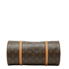 ルイ ヴィトン モノグラム パピヨン30 ハンドバッグ M51385 ブラウン PVC レザー レディース LOUIS VUITTON 【中古】