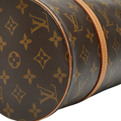 ルイ ヴィトン モノグラム パピヨン30 ハンドバッグ M51385 ブラウン PVC レザー レディース LOUIS VUITTON 【中古】
