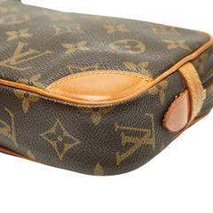 ルイ ヴィトン モノグラム マルリードラゴンヌPM セカンドバッグ M51827 ブラウン PVC レザー レディース LOUIS VUITTON 【中古】