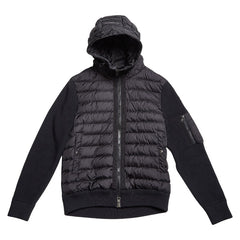 モンクレール CARDIGAN TRICOT ダウンジャケット サイズM ブラック ナイロン ダウン メンズ MONCLER 【中古】