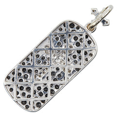 K18WG ホワイトゴールド ダイヤ2.50ct クロスモチーフ ペンダントトップ レディース 【中古】