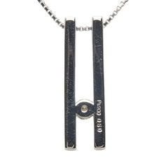 Pt900 プラチナ Pt850 プラチナ ダイヤ0.2ct ダイヤ0.3ct ネックレス レディース 【中古】