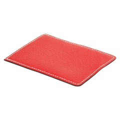 エルメス ポルクール パスケース カードケース ルージュ レッド レザー レディース HERMES 【中古】