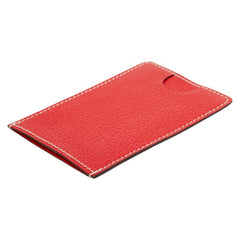 エルメス ポルクール パスケース カードケース ルージュ レッド レザー レディース HERMES 【中古】
