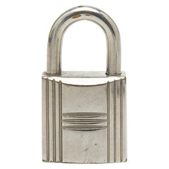 エルメス カデナ 南京錠 キー セット シルバー メタル レディース HERMES 【中古】