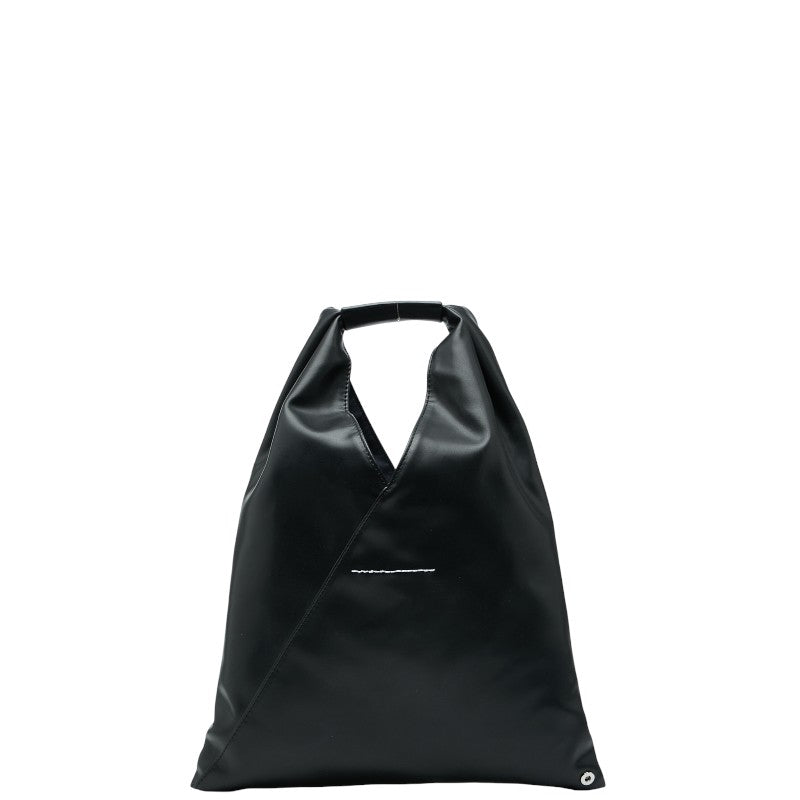 エムエムシックス メゾンマルジェラ ハンドバッグ トートバッグ ブラック レザー レディース MM6 【中古】