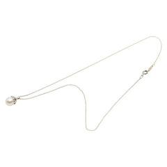 ティファニー オープンハート ネックレス SV925 シルバー パール レディース TIFFANY&Co. 【中古】