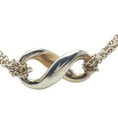ティファニー インフィニティ ネックレス ダブルチェーン SV925 シルバー レディース TIFFANY&Co. 【中古】