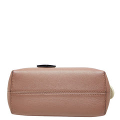 フェンディ バイザウェイ ミニ スタッズ 斜め掛け ショルダーバッグ ハンドバッグ 2WAY 8BL135-5QJ ピンク ベージュ レザー レディース FENDI 【中古】