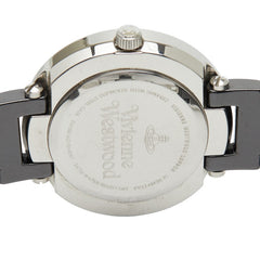 ヴィヴィアンウエストウッド 腕時計 クオーツ ブラック文字盤 ステンレススチール レディース Vivienne Westwood 【中古】
