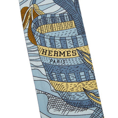 エルメス ツイリー LA DANSE DES AMAZONES　アマゾンのダンス スカーフ ホワイト マルチカラー レディース HERMES 【中古】