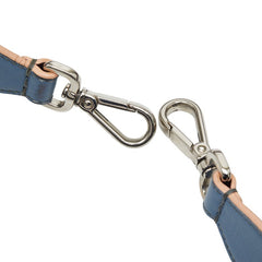 フェンディ ショルダーストラップ ライトブルー ブラウン レザー レディース FENDI 【中古】