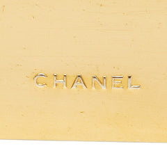 シャネル ロゴプレート ブローチ ゴールド メッキ レディース CHANEL 【中古】