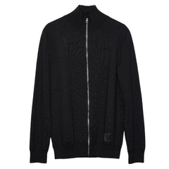 ルイ ヴィトン ドライバーズニット ジップアップニット サイズ：S ブラック ウール シルク カシミヤ メンズ LOUIS VUITTON 【中古】