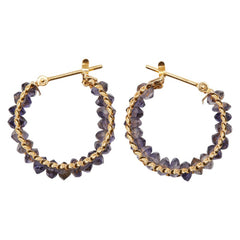 フープピアス イエローゴールド レディース 【中古】