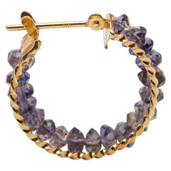 フープピアス イエローゴールド レディース 【中古】