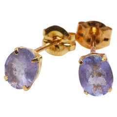 K18YG イエローゴールド 色石0.60ct スタッドピアス レディース 【中古】