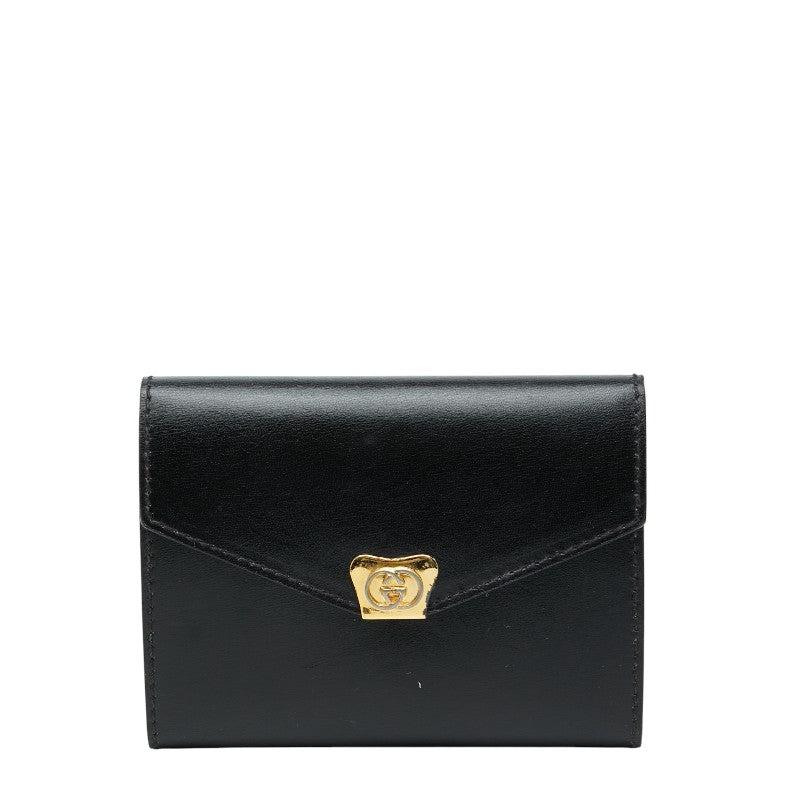グッチ - 手帳カバー 031 379 4328 ブラック レザー レディース GUCCI 【中古】