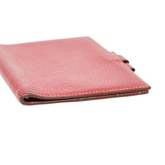 エルメス アジェンダGM 手帳カバー レッド オレンジ シェーブル レディース HERMES 【中古】