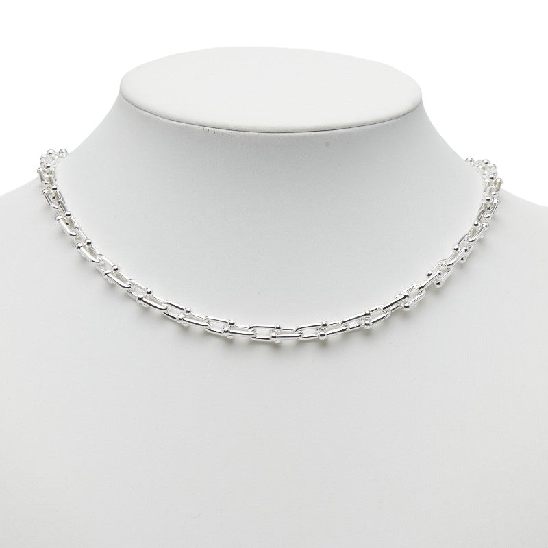 ティファニー ハードウェア スモールリンク ネックレス SV925 シルバー レディース TIFFANY&Co. 【中古】