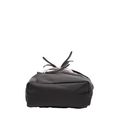 フェンディ モンスター リュック バックパック 8BZ038 ブラック ピンク ブルー ナイロン レザー ファー レディース FENDI 【中古】