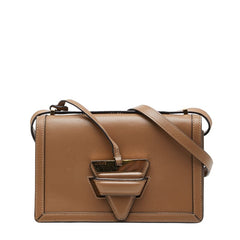 ロエベ バルセロナ ショルダーバッグ ブラウン レザー レディース LOEWE 【中古】
