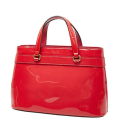 グッチ ホースビット ハンドバッグ ピンク パテントレザー レディース GUCCI 【中古】